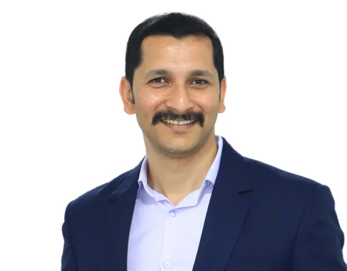 Formal headshot of Chinmay Ananda on a white background